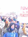 February 8, 2003: Peace-rally in Ann Arbor